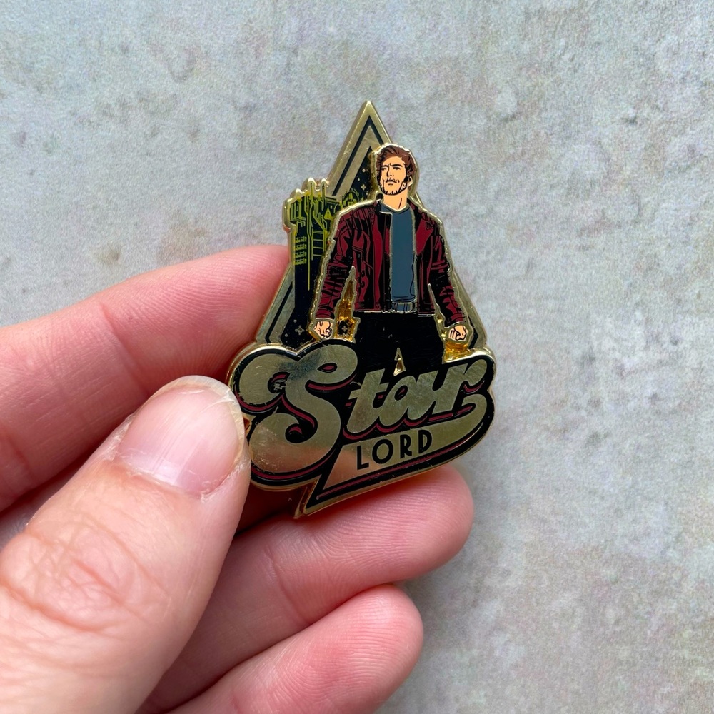 Disney Marvel Guardians of the Galaxy Star Lord Trading Pin
